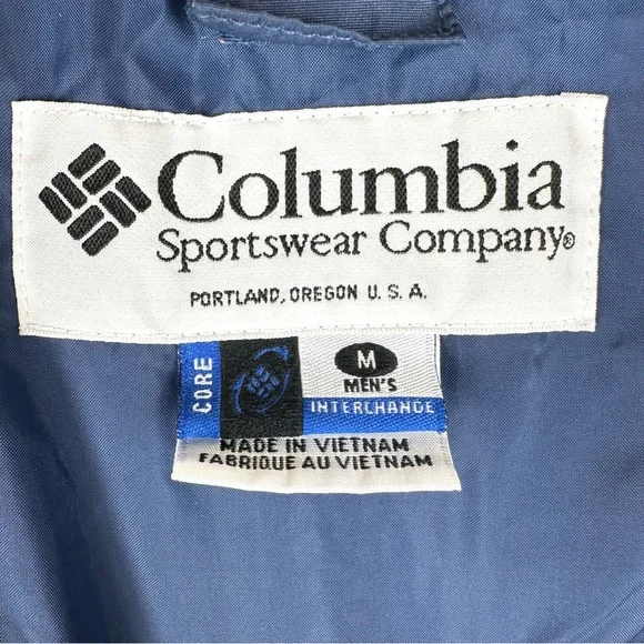 Columbia Fire Ridge Interchange Jacket Core Shell Only Colorblocked - Picture 12 of 16